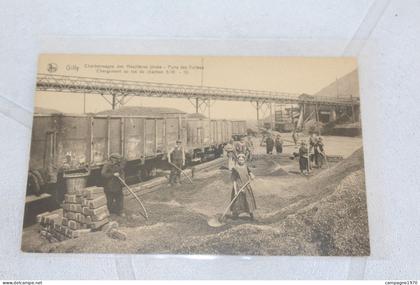 CPA - GILLY ( CHARLEROI ) - CHARBONNAGE HOUILLERES UNIES - PUITS DES VALLEES