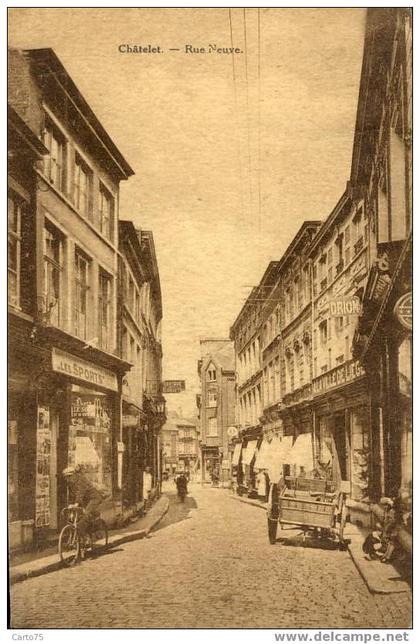BELGIQUE - CHATELET - Rue Neuve - Magasin de Sports