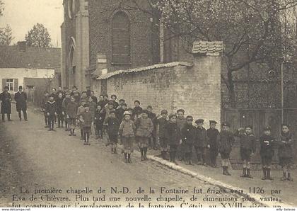 +++ CPA - CHIEVRES - Chapelle de ND de la Fontaine - Carte animée !  - Nels   //
