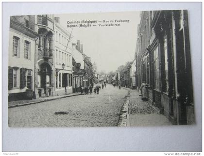 COMINES KOMEN WAASTEN     ,Carte  militaire   , 2 Scans