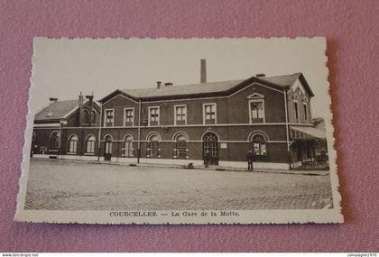 CPA - COURCELLES - LA GARE DE LA MOTTE ( STATION )