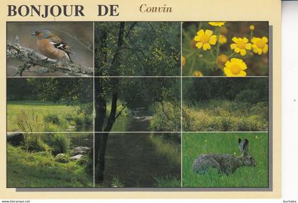 Belgien AK BONJOUR DE COUVIN - ungelaufen