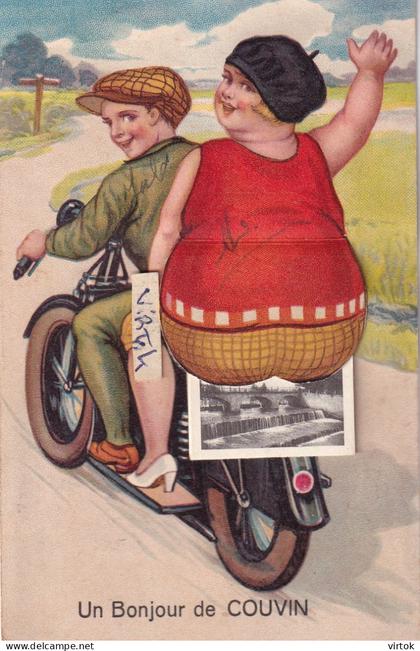 COUVIN :  carte a système   ( ecrit )       MOTO