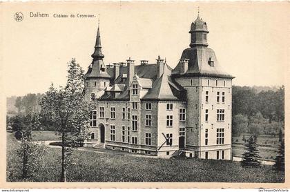 [-15%] BELGIQUE - Dalhem - Château de Cromwez - vue générale - de lextérieure - Carte Postale Ancienne