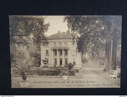 De Pinte Kasteel Grand noble aan de Baron O. de  Giey