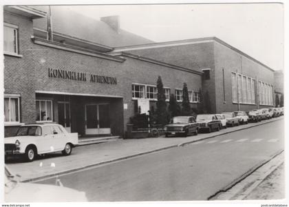 Denderleeuw - Koninklijk Atheneum - & school, old cars, architecture