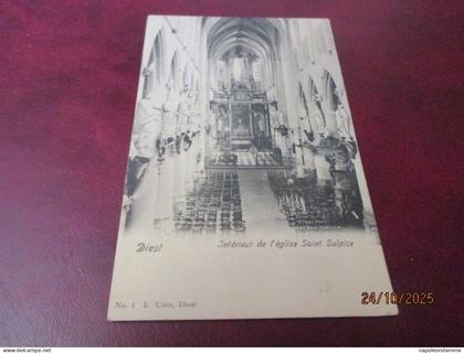 Diest ,Intereur de l'Eglise  Saint Sulpice