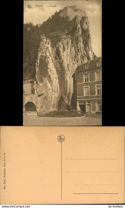 Postkaart Dinant Dinant Straße Zitadelle 1917