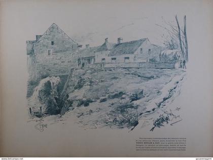 ERPE   WATERMOLEN    PRINT. A.HEINS    360 X 270 MM