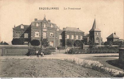 BELGIQUE - erquelinnes - le pensionnat - collège - animé - CPA