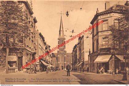 Generaal Lemanstraat nabij de Auderghemlaan - Etterbeek