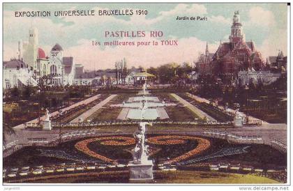 Brussel 1910 - Jardin de Paris - Pastilles Rio (2713)
