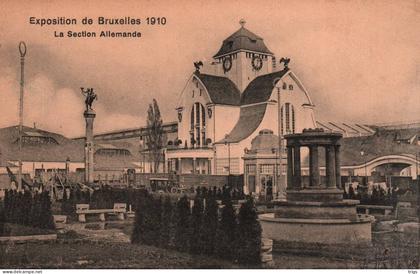 Bruxelles (Exposition de 1910) - la Section Allemande