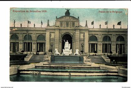 CPA - Carte Postale -  Belgique-Bruxelles Exposition de 1910-Palais de la Belgique VM3448