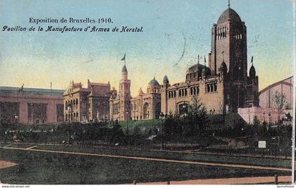 Exposition de Bruxelles 1910. Pavillon de la Manufacture d'Armes de Herstal.
