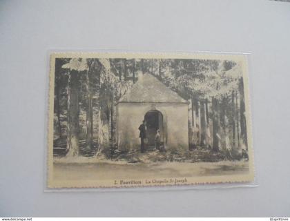 FAUVILLERS La Chapelle St Joseph Animée Carte Postale