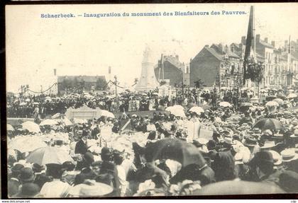 cpa schaerbeek   cortége   1907