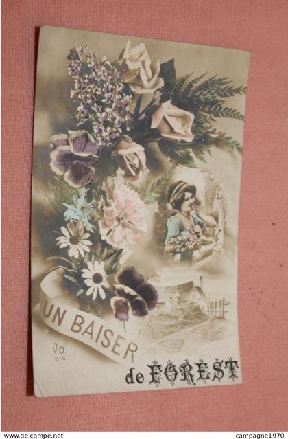 CPA FANTAISIE - FOREST VORST ( BRUXELLES BRUSSEL ) - UN BAISER DE FOREST ( 1912 )