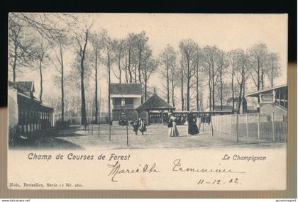VORST  CHAMP DE COURSES DE FOREST    LE CHAMPIGNON