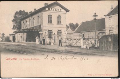 GAVERE   DE STATIE. LA GARE