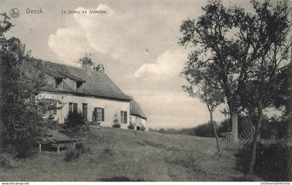 [-5%] BELGIQUE - Genck - Ferme de Straelen - Bâtiment - Cour - Ed Maison Stulen - Nels - Ob 1910 - Carte postale ancienn