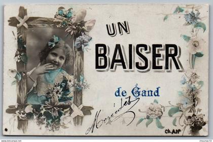 (Belgique) Flandre Orientale 009, Gent Gand, AN, Un baiser de Gand