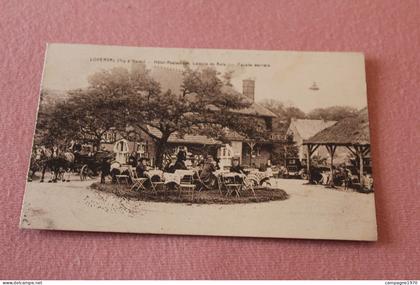 BELLE CPA - LOVERVAL ( GERPINNES ) - LAITERIE DU BOIS - FACADE DERRIERE ( ANIMATION AVEC CALECHE ) - 1924