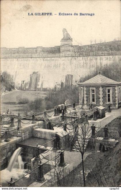 Belgique Belgie La Gileppe CPA Ecluses du barrage