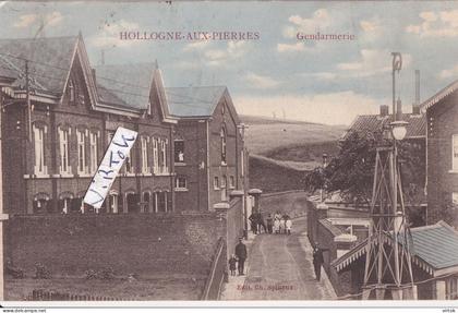 Hollogne-aux-Pierres :  Gendarmerie   1914     --  2 scans