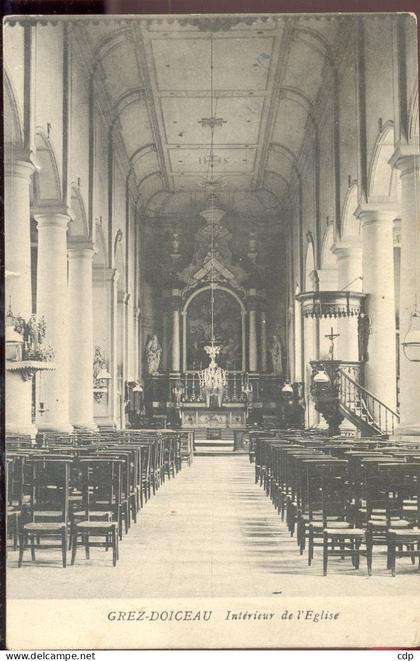 cpa grez doiceau  1910