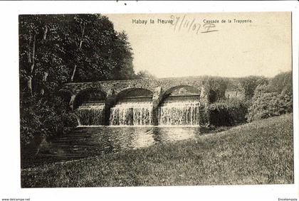 CPA- Carte postale-Belgique-Habay la Neuve- Cascade de la Trapperie -1907 VM18773