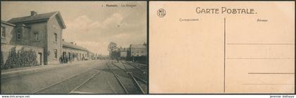Carte postale - Hamois La Station (Ed. Nestor Laflotte n°1) - RARE
