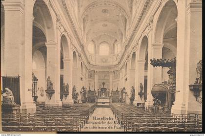 HARELBEKE    BINNENZICHT DER KERK