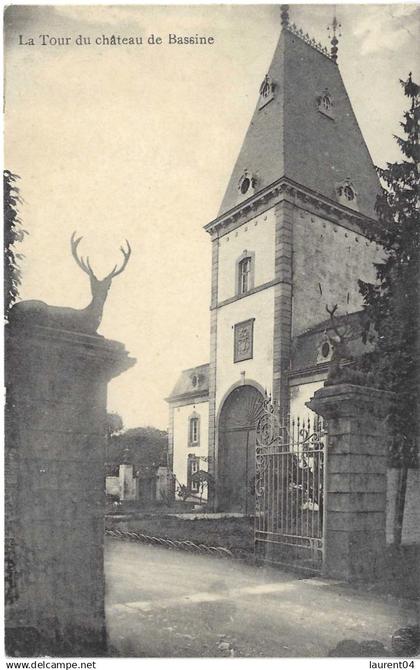 HAVELANGE. MEAN.  BASSINE.  LA TOUR DU CHATEAU DE BASSINE..jpg
