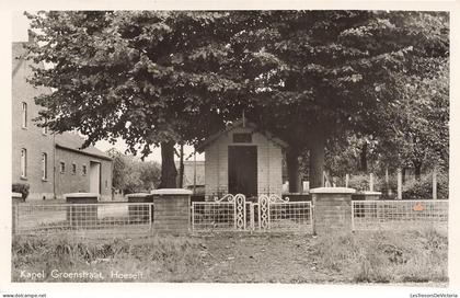 [-10%] BELGIQUE - Hoeselt - Kapel Groenstraat - clotûre - Scandinavia 643 - Hellinx - Echte foto 35107 - Carte postale a