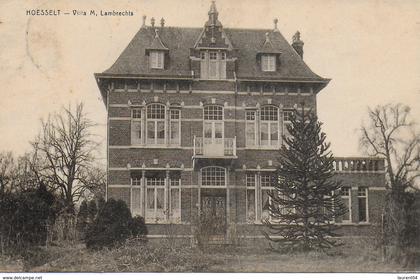 HOESSELT.  VILLA  M. LAMBRECHTS.