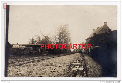 HOOGLEDE-MOULIN a VENT-WINDMUEHLE-CARTE PHOTO allemande-Guerre-14-18-1W K-BELGIEN-BELGIQUE-Milita ria-Feldpost-