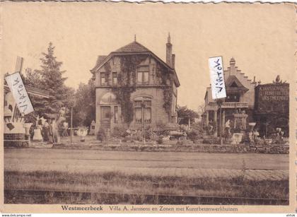 Westmeerbeek : villa A. Janssens en zonen : met kunstbetonwerkhuizen  :    15 x 10.5 cm