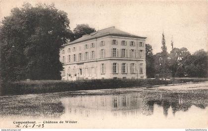 [-30%] BELGIQUE - Campenhout - Château de Wilder - Carte postale ancienne