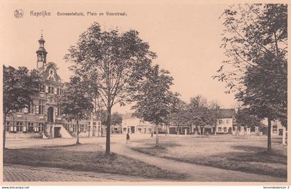 Kaprijke - Gemeentehuis, Plein en Voorstraat