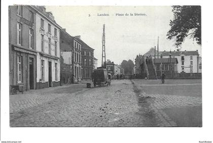Landen - Place de la station.