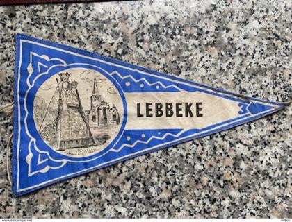 LEBBEKE    : oude fietswimpel ( zie scan voor detail ) :