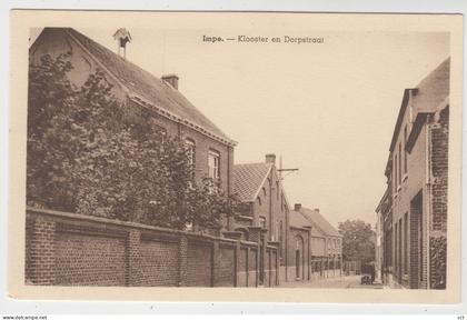 Impe   Lede   Klooster en Dorpstraat