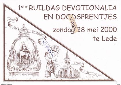LEDE :  1 ste  ruildag devotionalia en doodsprentjes   2000  (  zie scans )