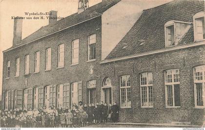 [-15%] BELGIQUE - Wynkel St Eloi - Klooster van den H. Vicentius - Monastère - Extérieur - Enfants - Carte postale ancie