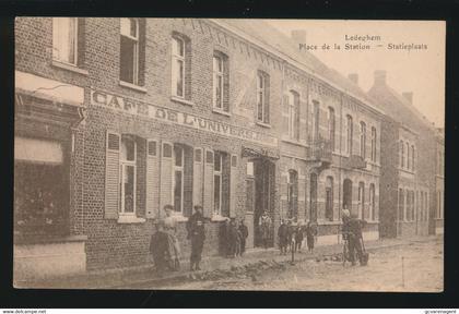 LEDEGHEM PLACE DE LA STATION   STATIEPLAATS
