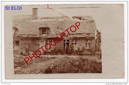 SINT ELOOIS-Saint Eloi-Carte Photo allemande-Guerre 14-18-1WK-BELGIEN-BELGIQUE-FLANDERN-Flandres-
