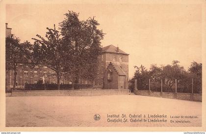 [-5%] BELGIQUE - Gesticht St Gabriel te Liedekerke - De speelplaats - cour - récréation - edit Thill - Carte Postale Anc