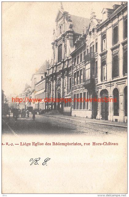 1903 Eglise des Redemptoristes Rue Hors-Chateau - Liege