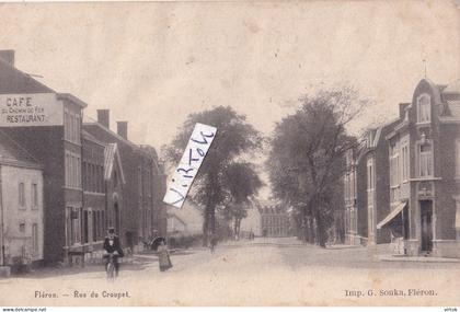 Fléron :  rue du Croupet    1902